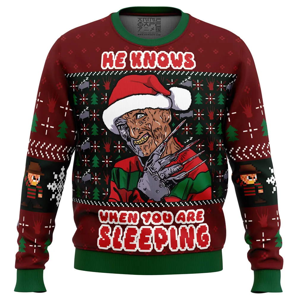 Fred Claws Christmas FN PC men sweatshirt FRONT mockup