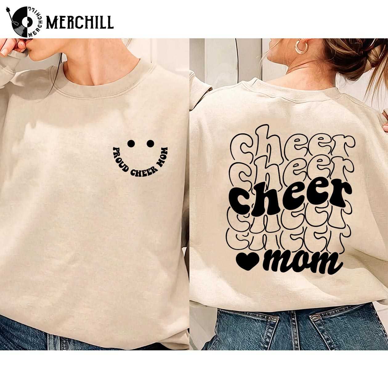 Funny Cheer Mom Shirt Cheerleading Mom Sweatshirt 3