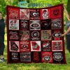 Georgia Bulldogs NCAA Collection Design Fleece Blanket Quilt2B1 N8Coe