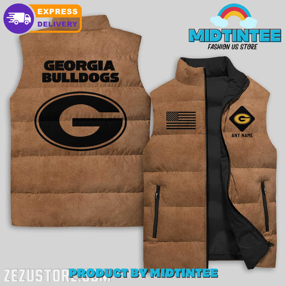 Georgia Bulldogs NCAA Sleeveless Jacket 1 HCfpe