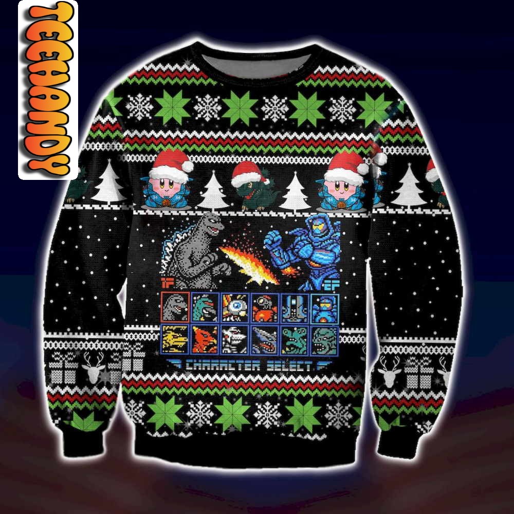 Gipsy Danger Vs Godzilla Ugly Christmas Sweater