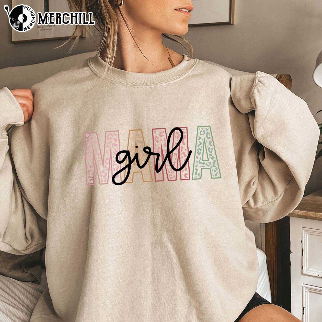 Girl Mama Sweatshirt Mothers Day Present from Daughter 4