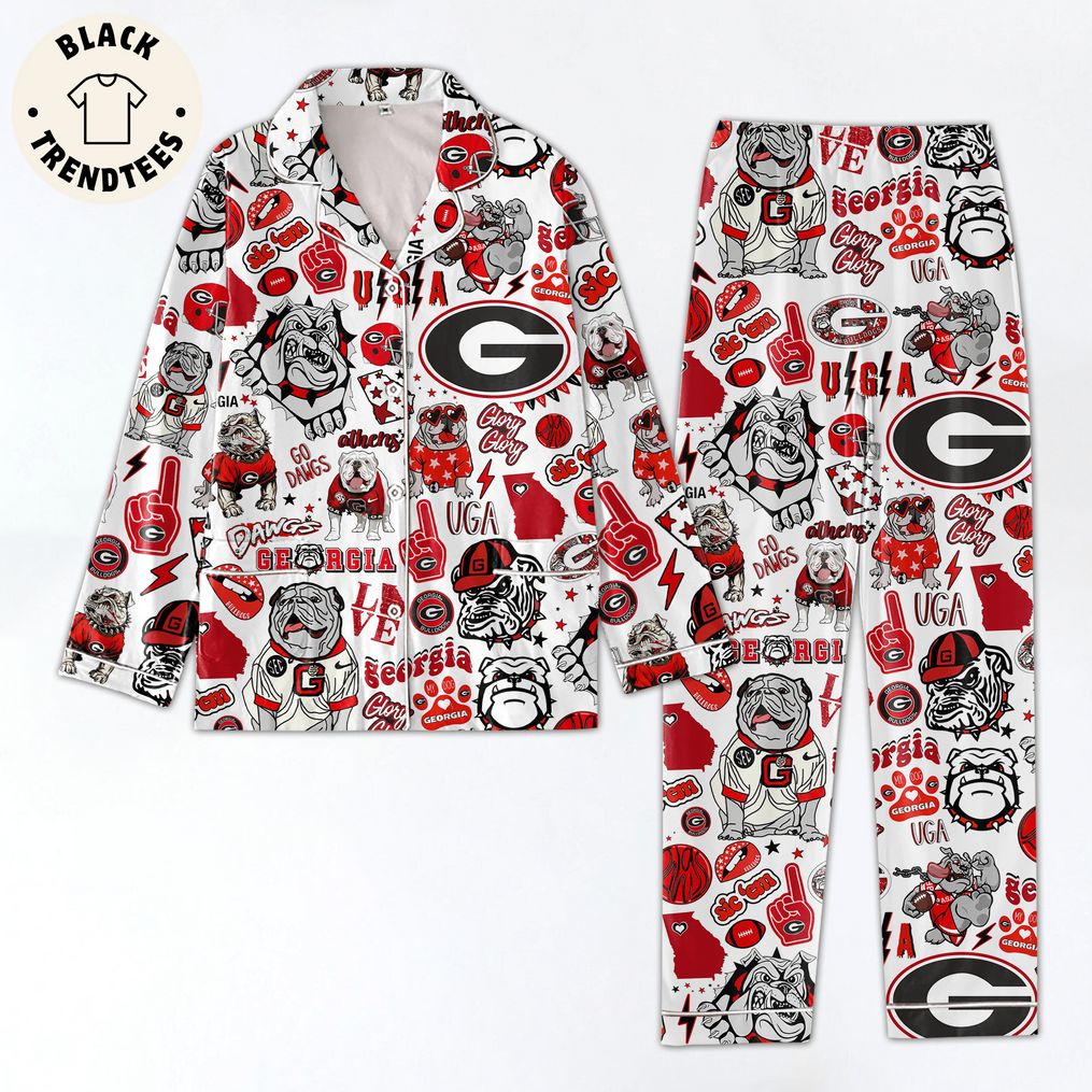 Glory Georgia Bulldog Cool Face Design Pijamas Set 2d84d5 0