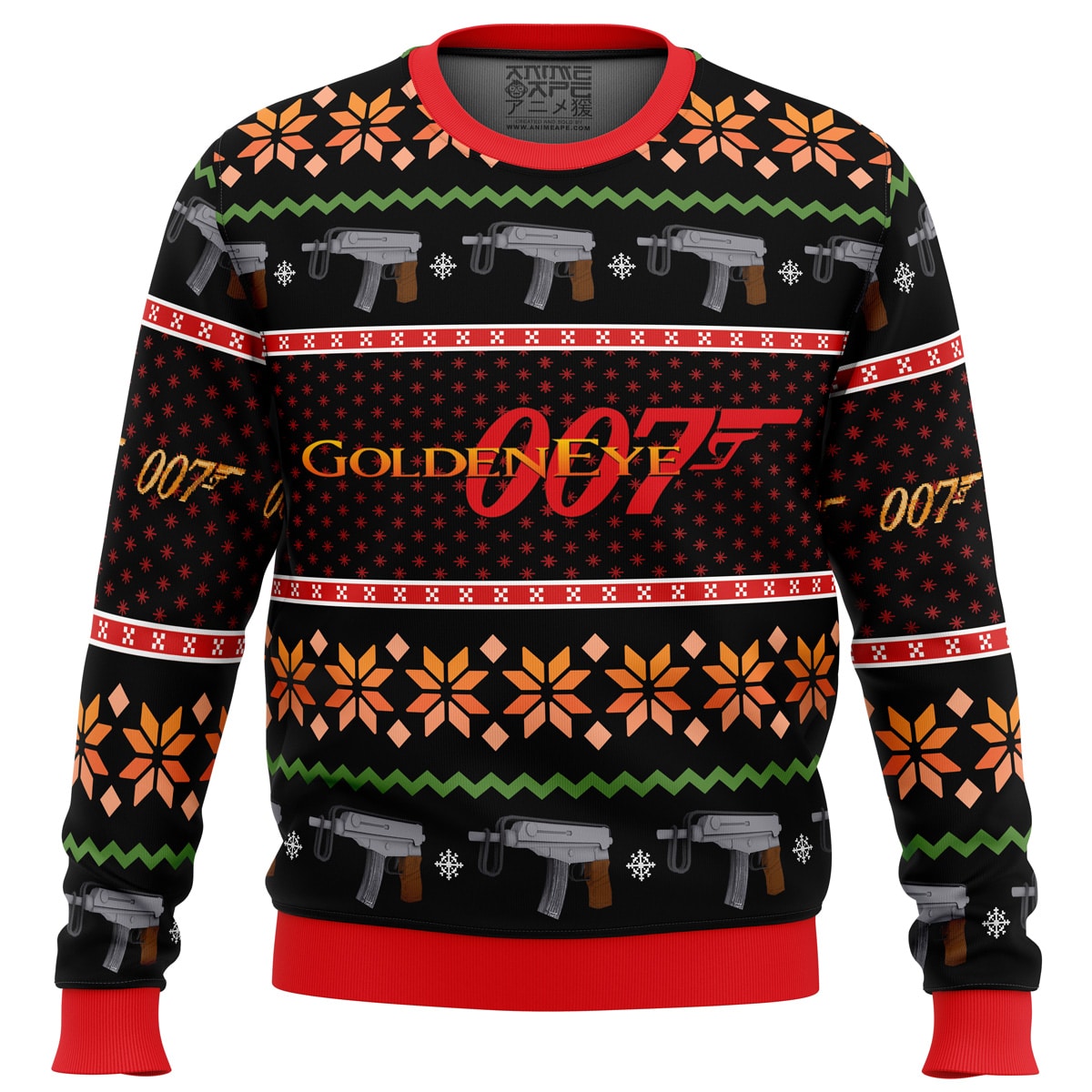 Golden Eye Sweater front