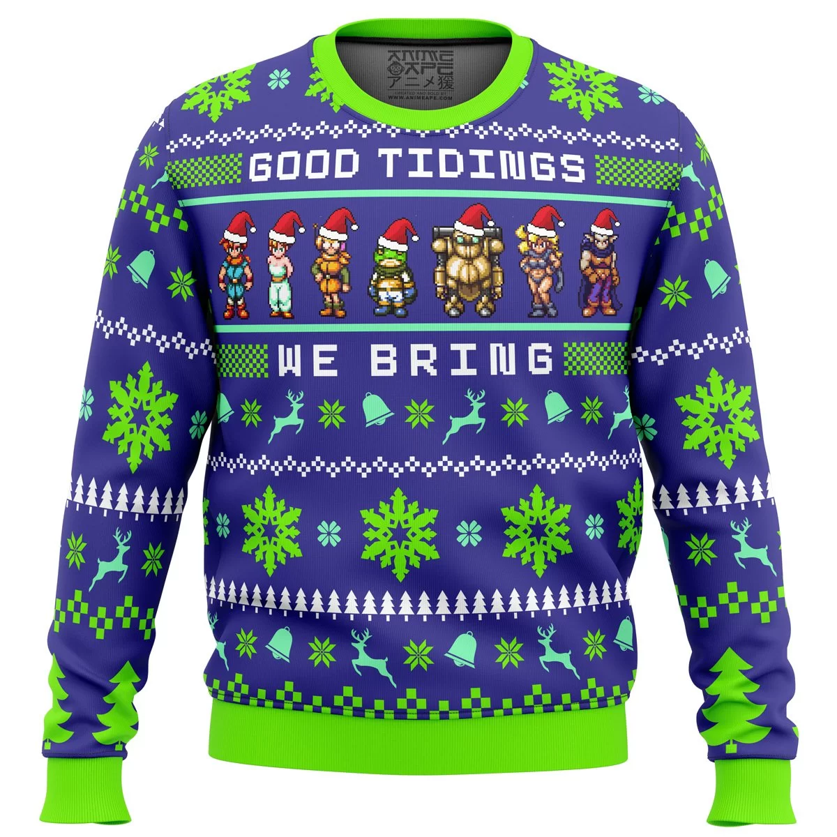 Good Tidings We Bring Chrono Trigger men sweatshirt FRONT mockup