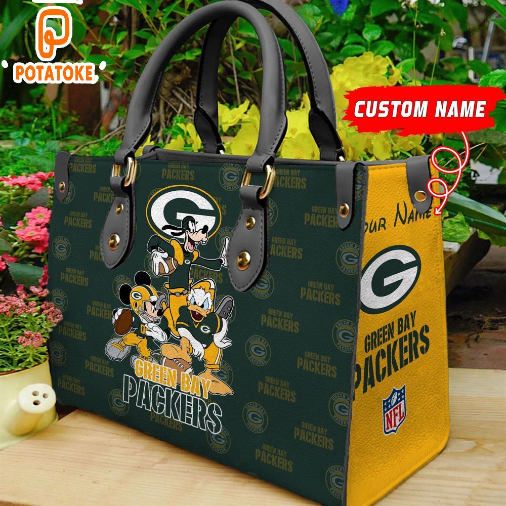 Green Bay Packers Disney Women Leather Hand Bag