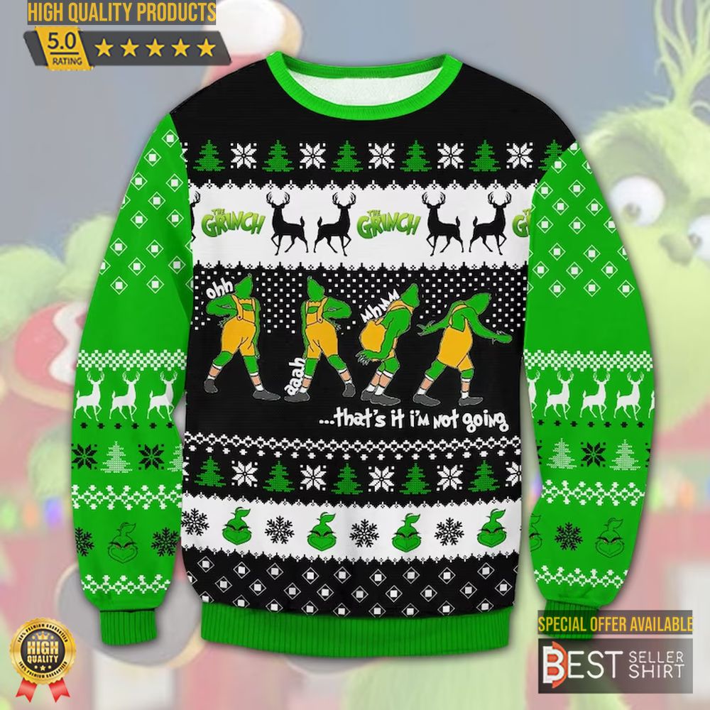 Grinch Christmas Ugly Sweater The Grinch Christmas Sweater Christmas Party Sweatshirt