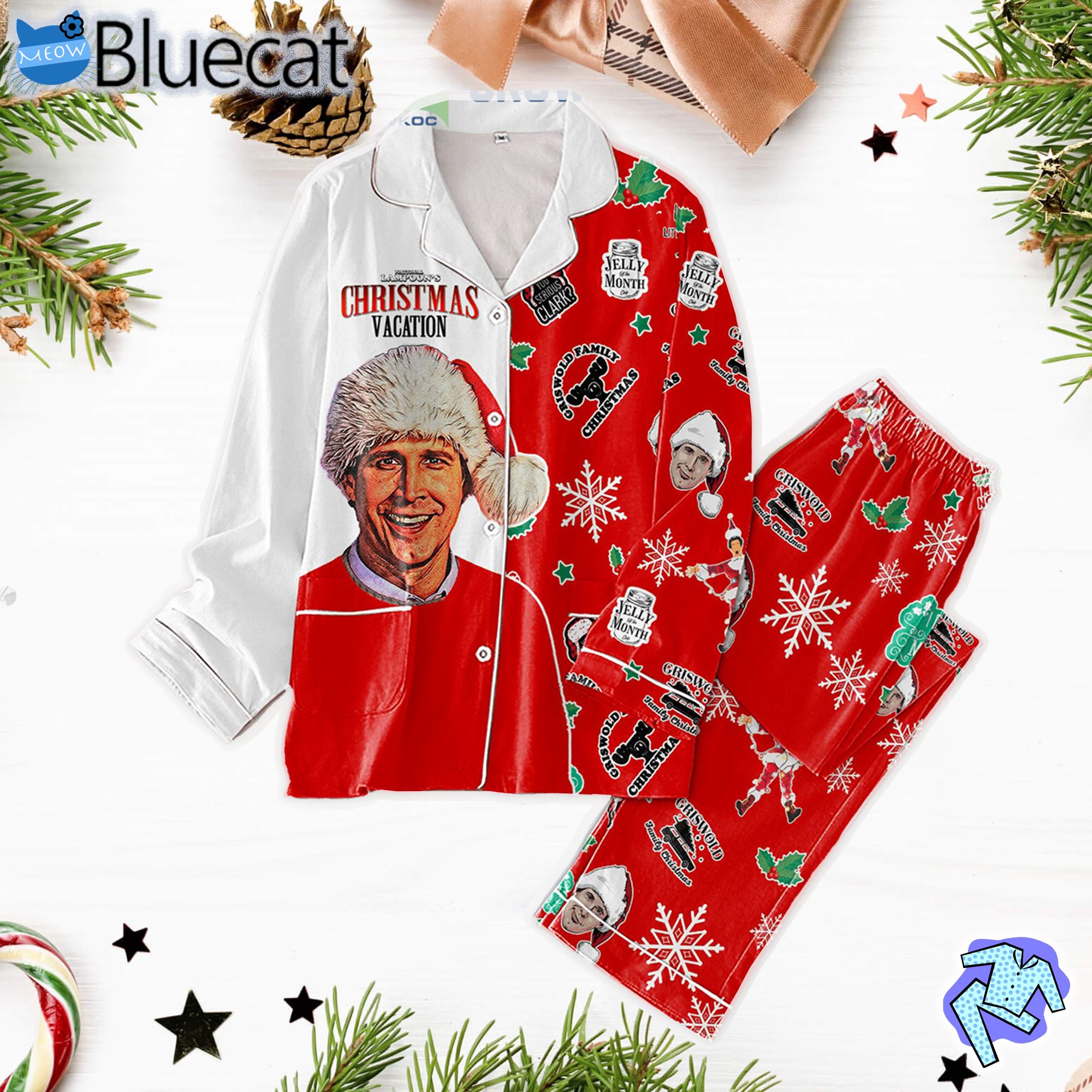 Griswold Family Christmas National Lampoons Christmas Vacation Pajamas Set e11be0 0