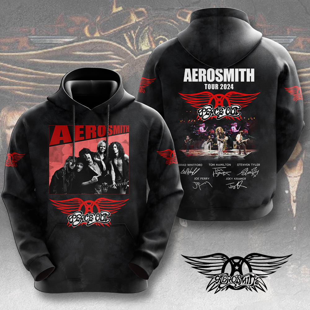 HUANNM4786 Aerosmith Hoodie Linh