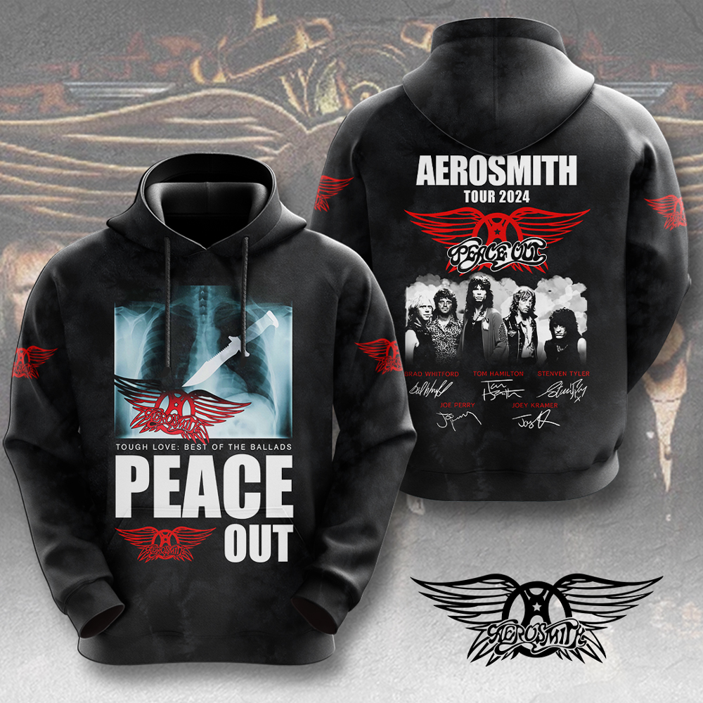 HUANNM4790 Aerosmith Hoodie Linh