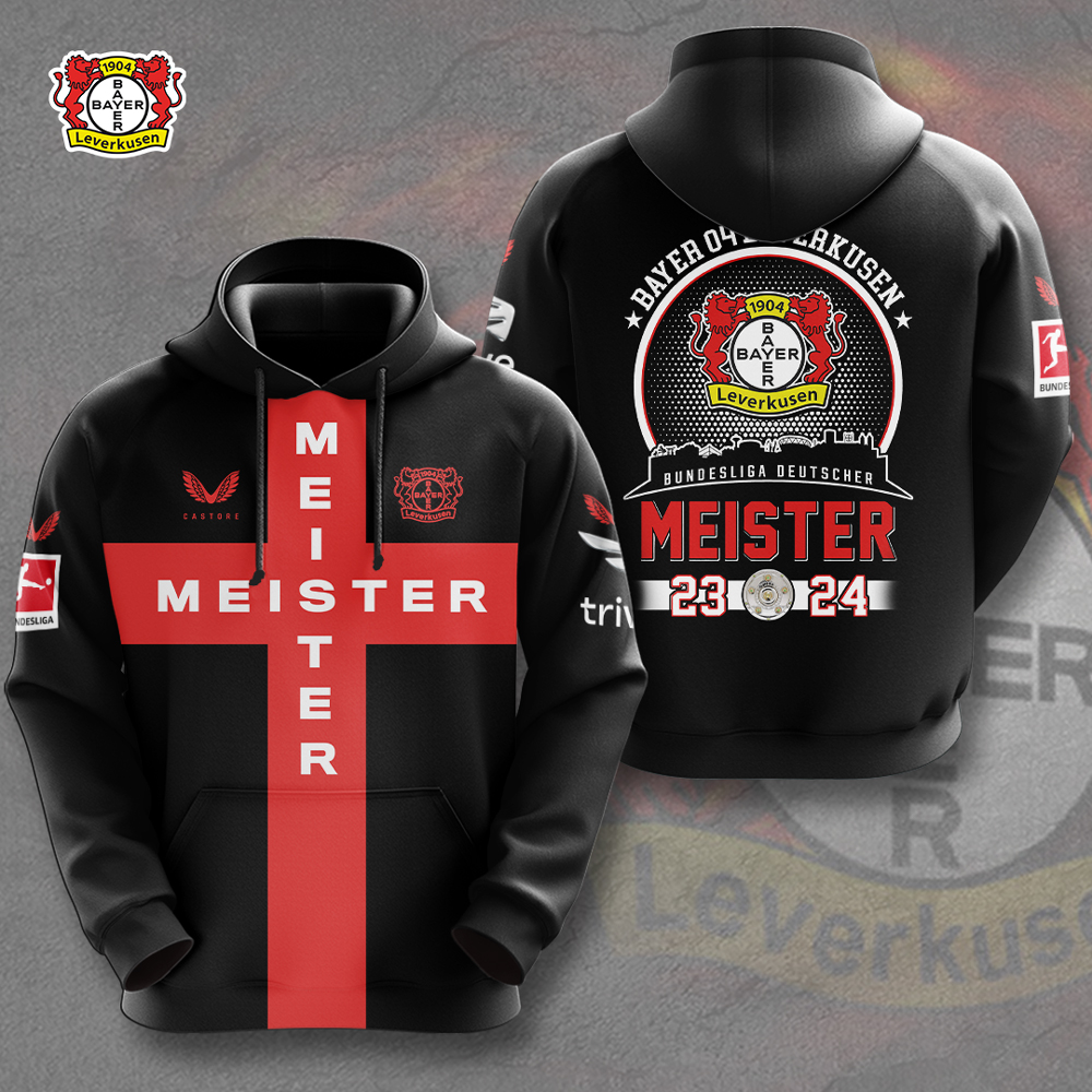 HUANNM4839 Bayer Leverkusen Hoodie BL1 Linh