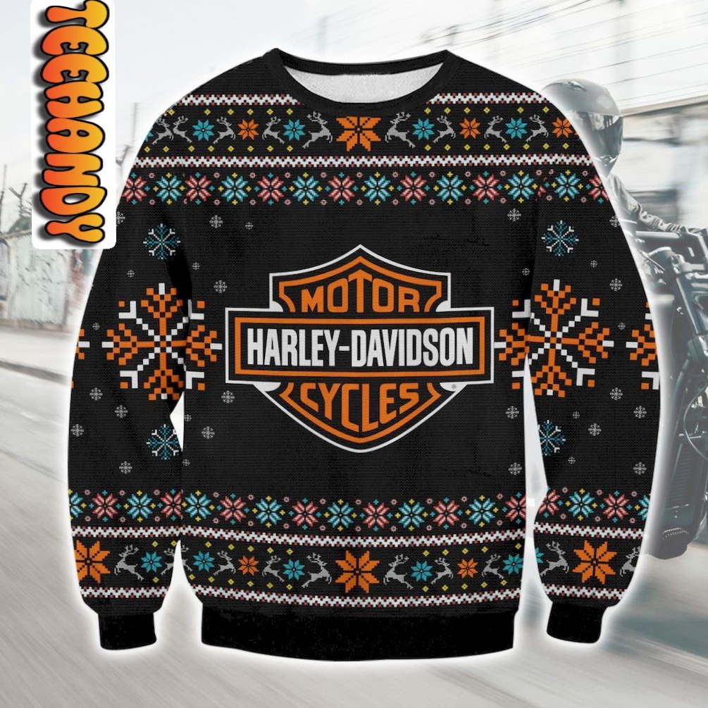 Harley Davidson Ugly Christmas Sweater