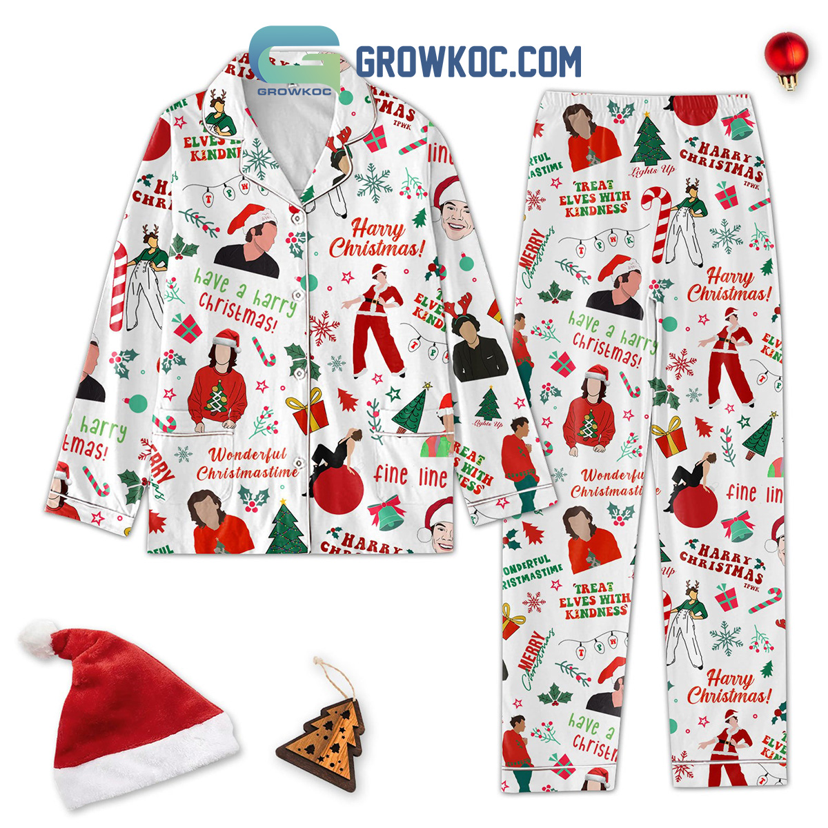 Harry Christmas Do You Know Who You Are Pajamas Set2B1 2SSim