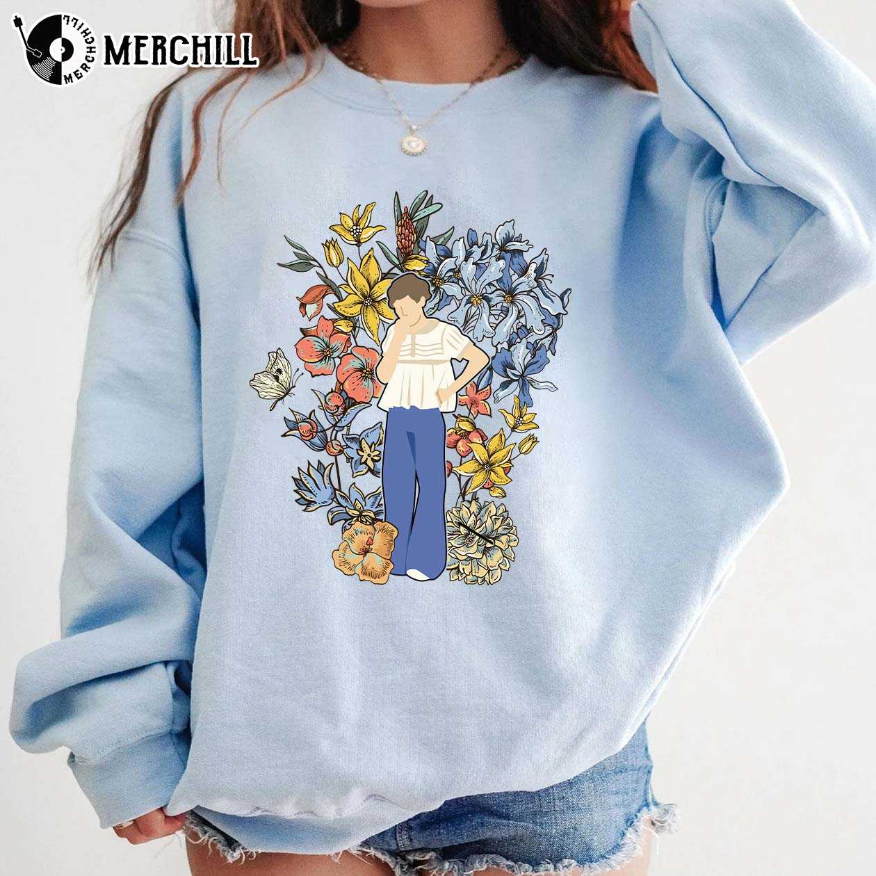 Harrys House Sweatshirt Flower Harry Styles Inspired Gifts