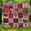 Harvard Crimson football NCAA Collection Design Fleece Blanket Quilt2B1 0OSGX