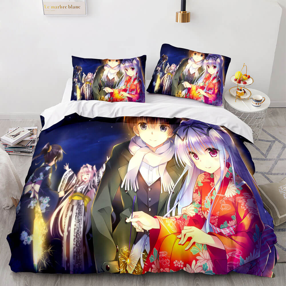 HatsuneMikuCosplayBeddingSetFullDuvetCoverComforterBedSheets 1