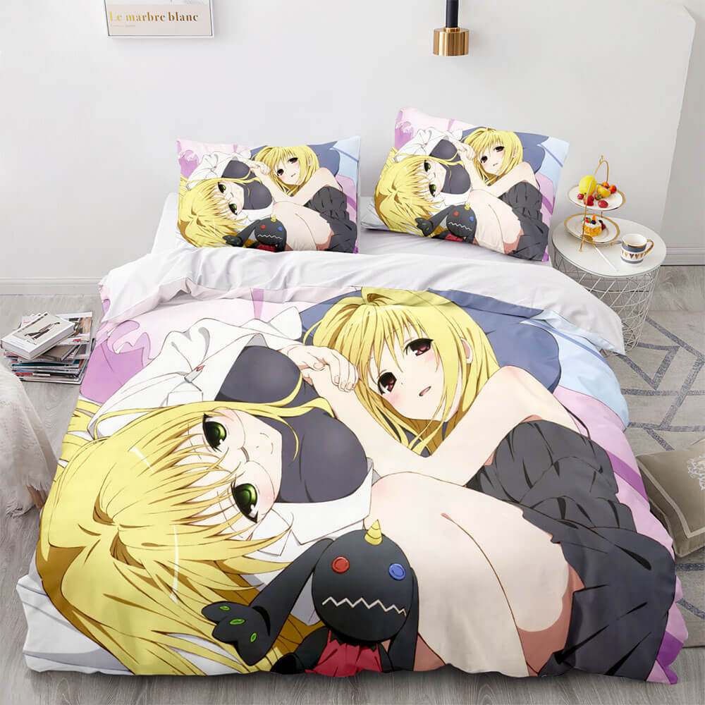 HatsuneMikuCosplayBeddingSetFullDuvetCoverComforterBedSheets 2