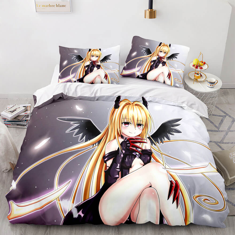 HatsuneMikuCosplayBeddingSetFullDuvetCoverComforterBedSheets 3