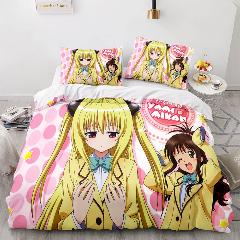 HatsuneMikuCosplayBeddingSetFullDuvetCoverComforterBedSheets 4