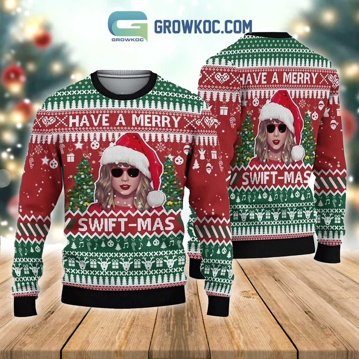 Have A Merry Swift Mas Christmas Ugly Sweater2B1 DQ8JP