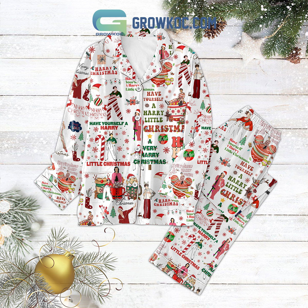 Have Yourself A Harry Little Christmas Pajamas Set2B1 hct9V