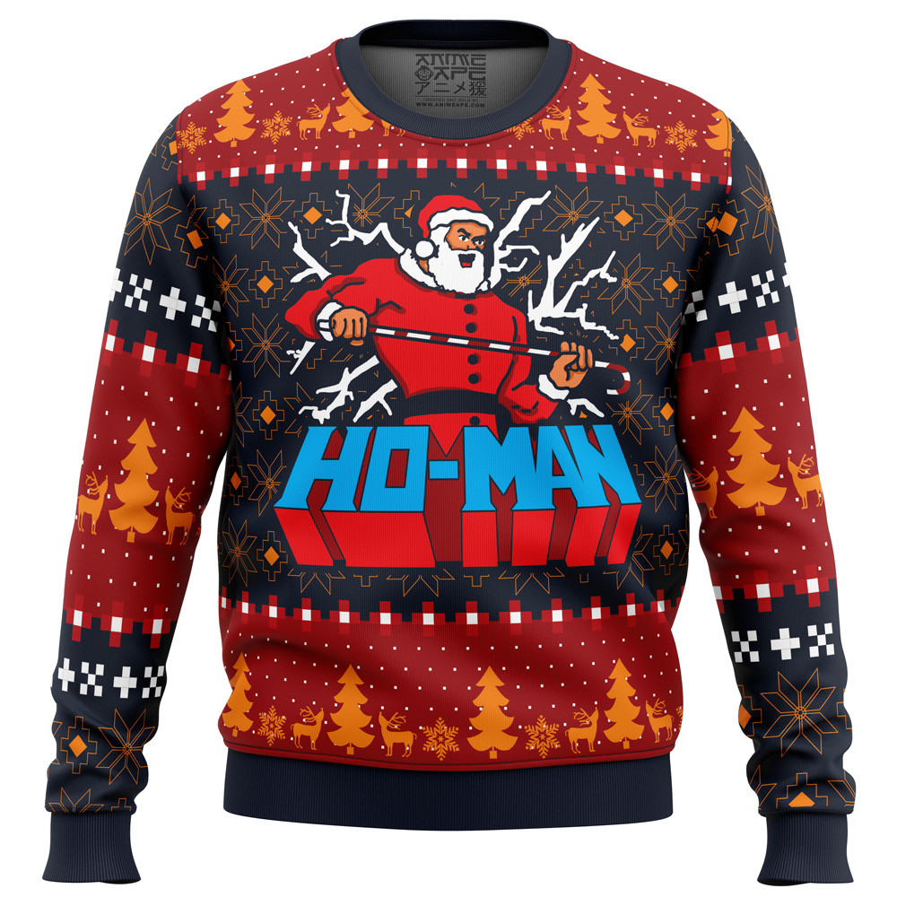 Ho Man Santa Claus PC men sweatshirt FRONT mockup