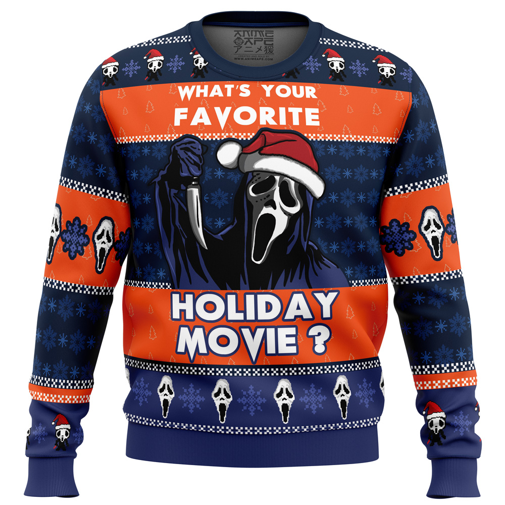 Holiday Scream PC men sweatshirt FRONT mockup