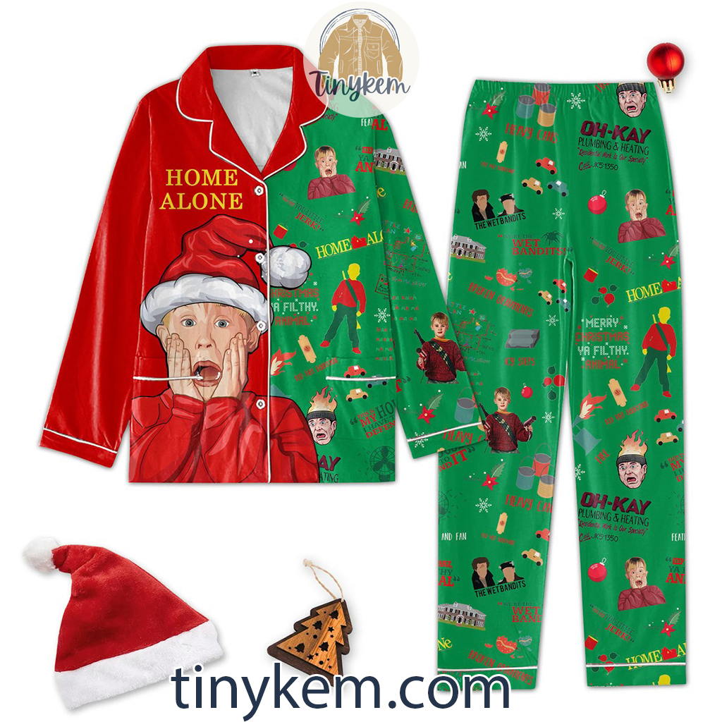 Home Alone Movie Christmas Pajamas Set2B1 p4q6n