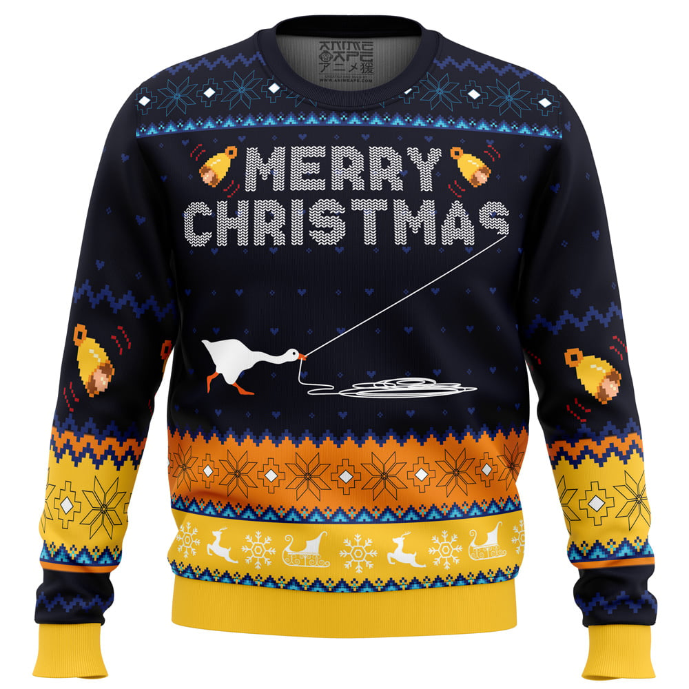 Honked Christmas Untitled Goose Game PC men sweatshirt FRONT mockup