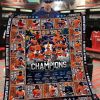 Houston Astros 2024 Champions Baseball League Fleece Blanket Quilt 1 os1wN