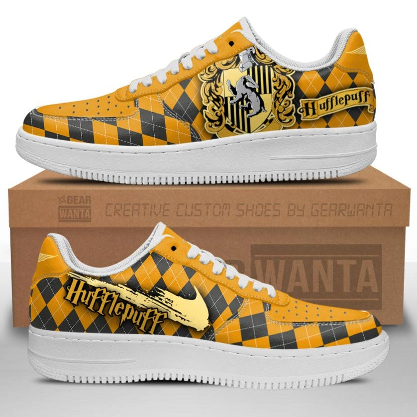 Hufflepuff Sneakers Custom Harry Potter Shoes For Fans 1 GearWanta