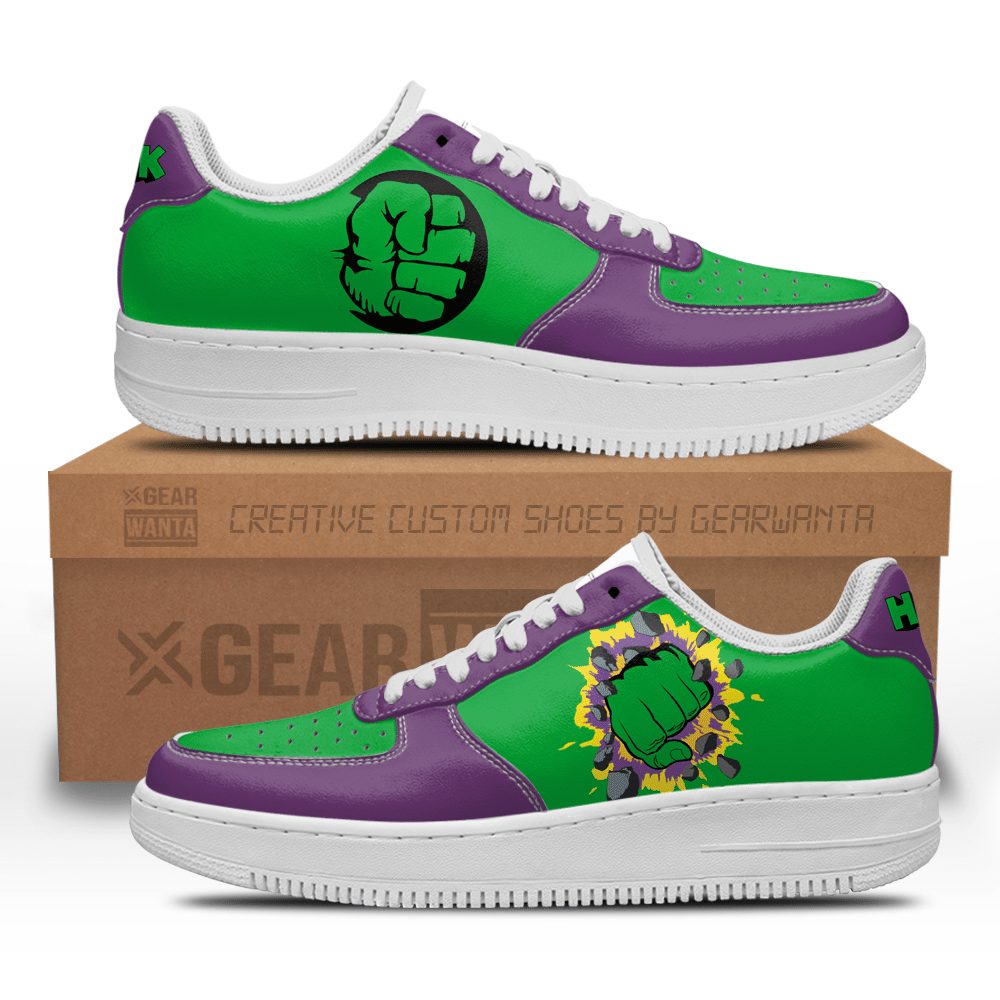 Hulk Super Hero Custom Air Sneakers QD22 1 GearWanta