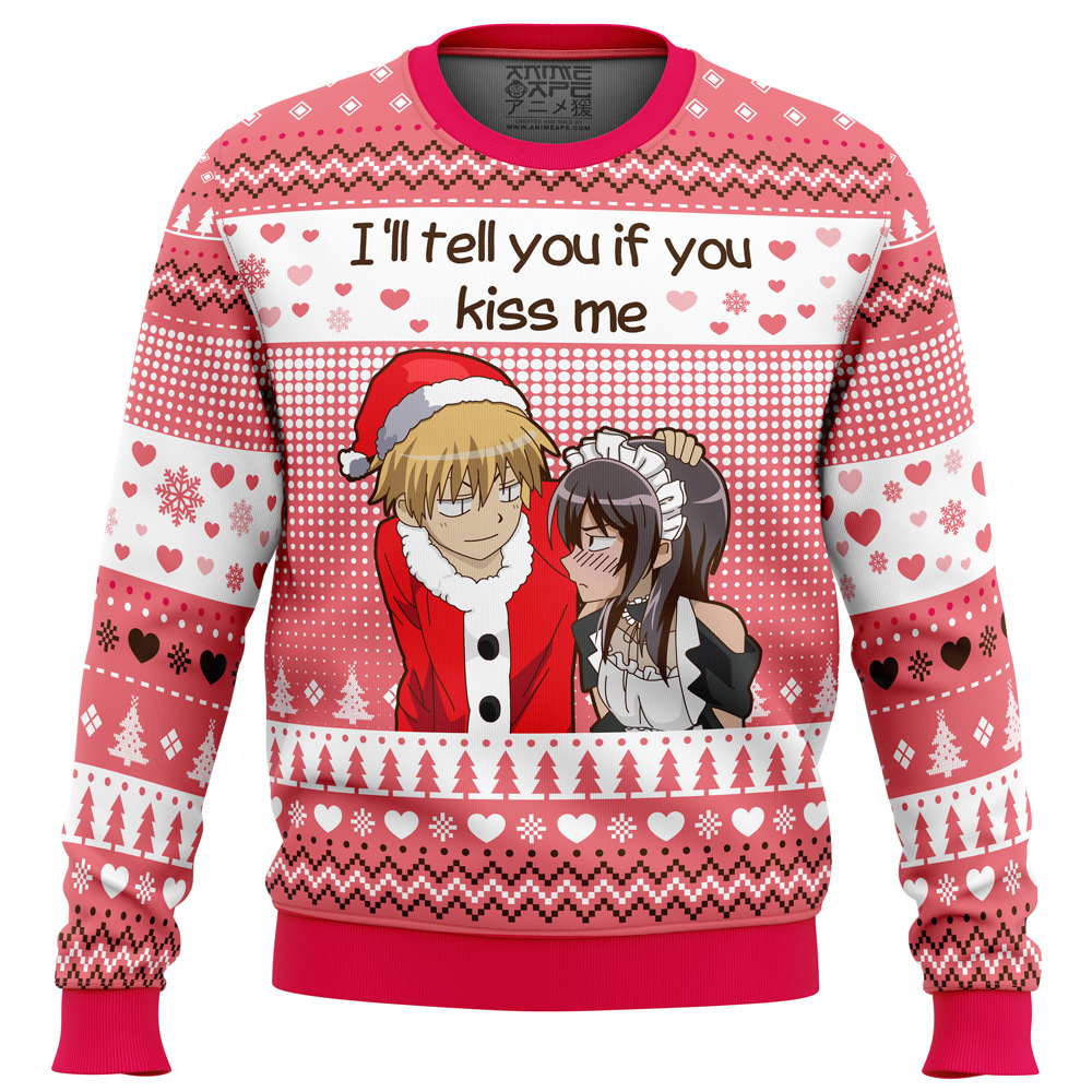 Ill Tell You Maid Sama Ugly Christmas Sweater FRONT mockup