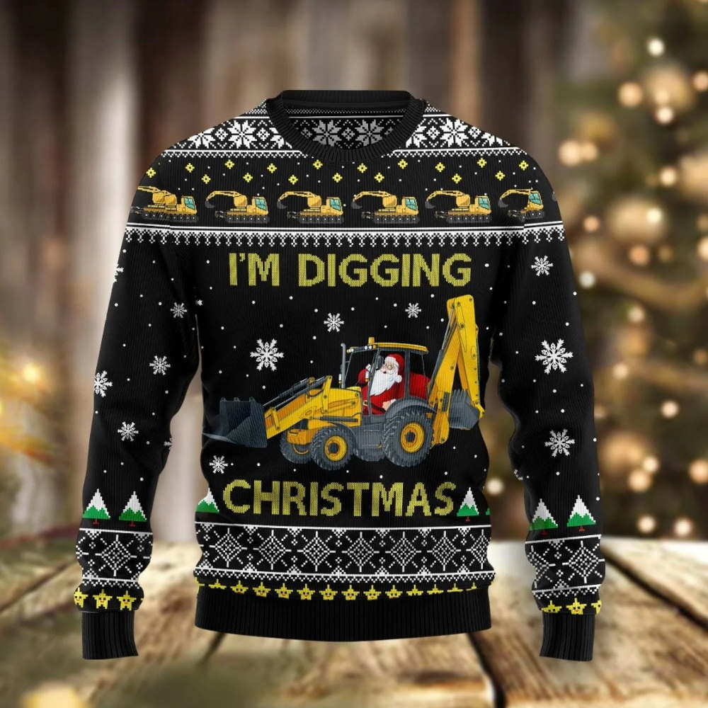 Im Digging Christmas Ugly Christmas Sweater