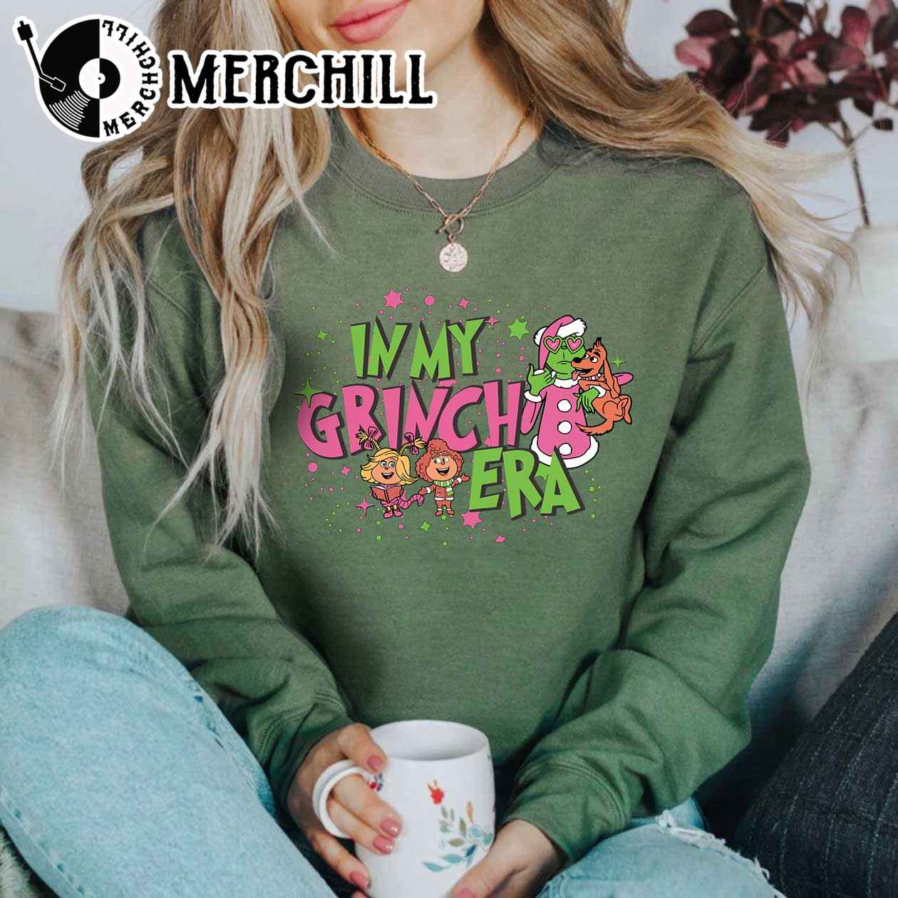 In My Grinch Era Shirt Grinch Christmas Sweatshirt