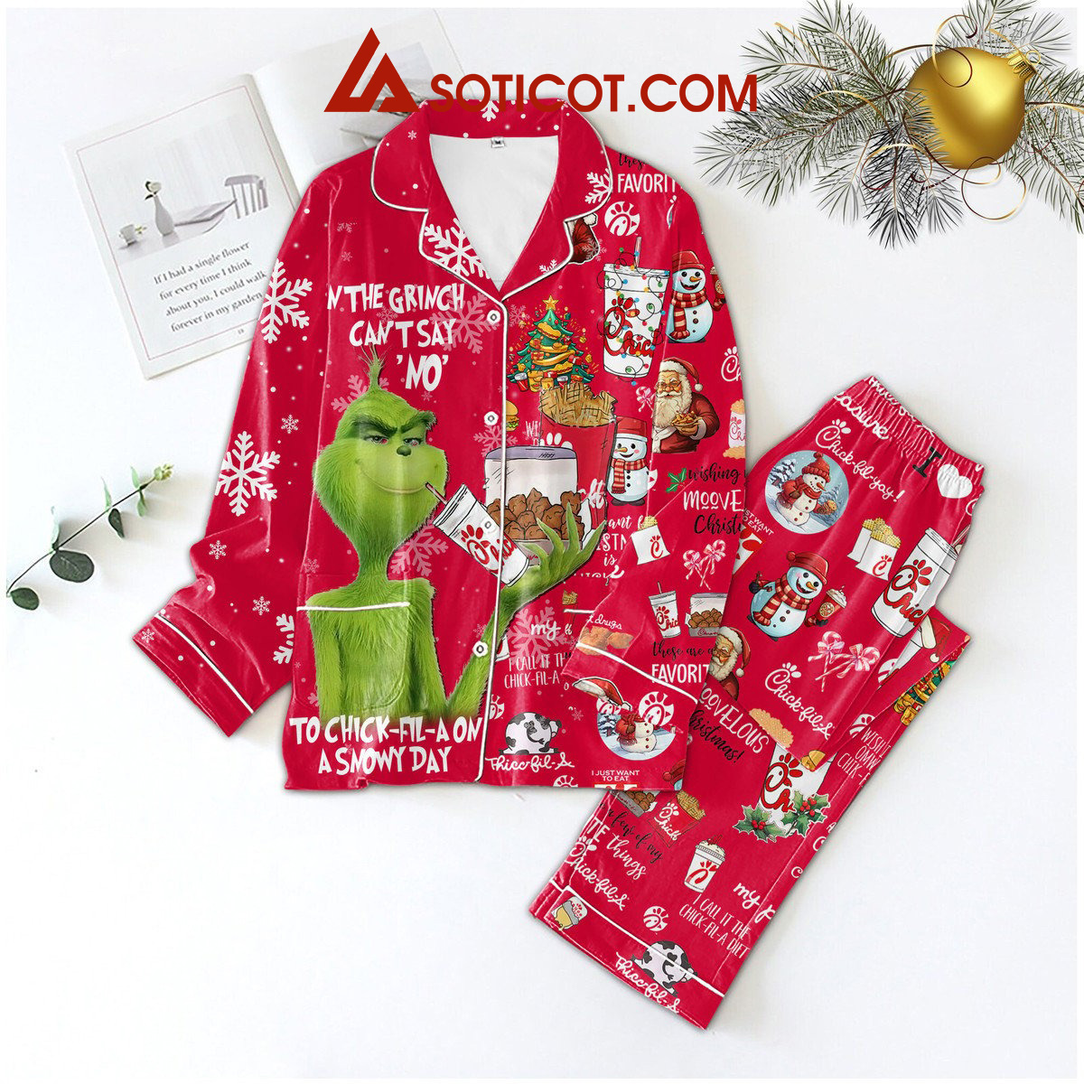 In The Grinch Cant Say No Pajamas Set2B1 E8XPg