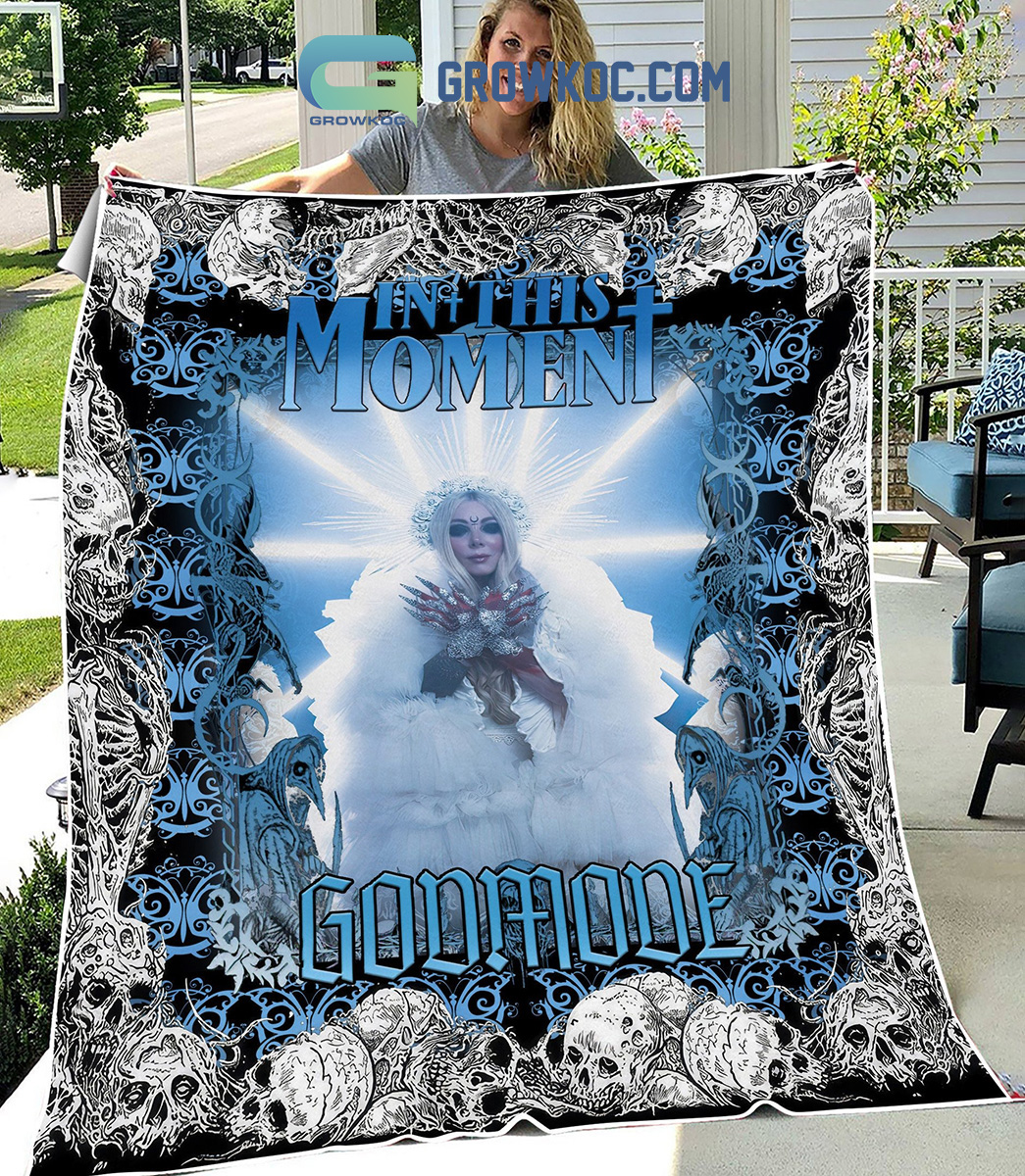 In This Moment Godmode Fleece Blanket Quilt2B1 MziXF