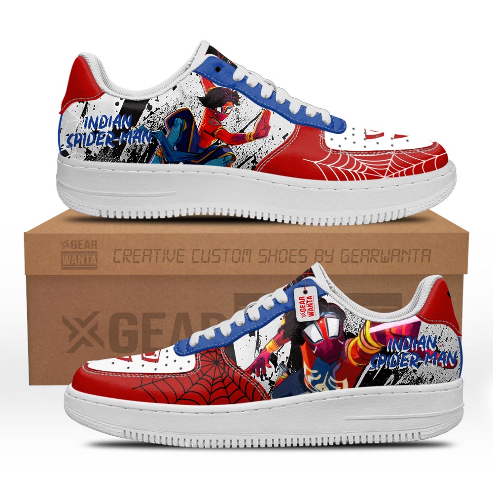 Indian Spider Man Spider Verse Custom Air Sneakers PT18 1 GearWanta