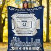 Indianapolis Colts Lucas Oil Stadium Fleece Blanket Quilt2B1 7gpCa