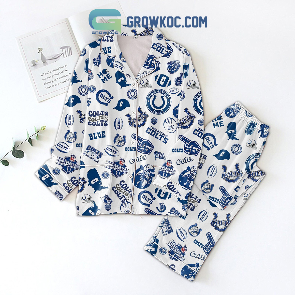 Indianapolis Colts NFL Pajamas Set2B1 7VdHP