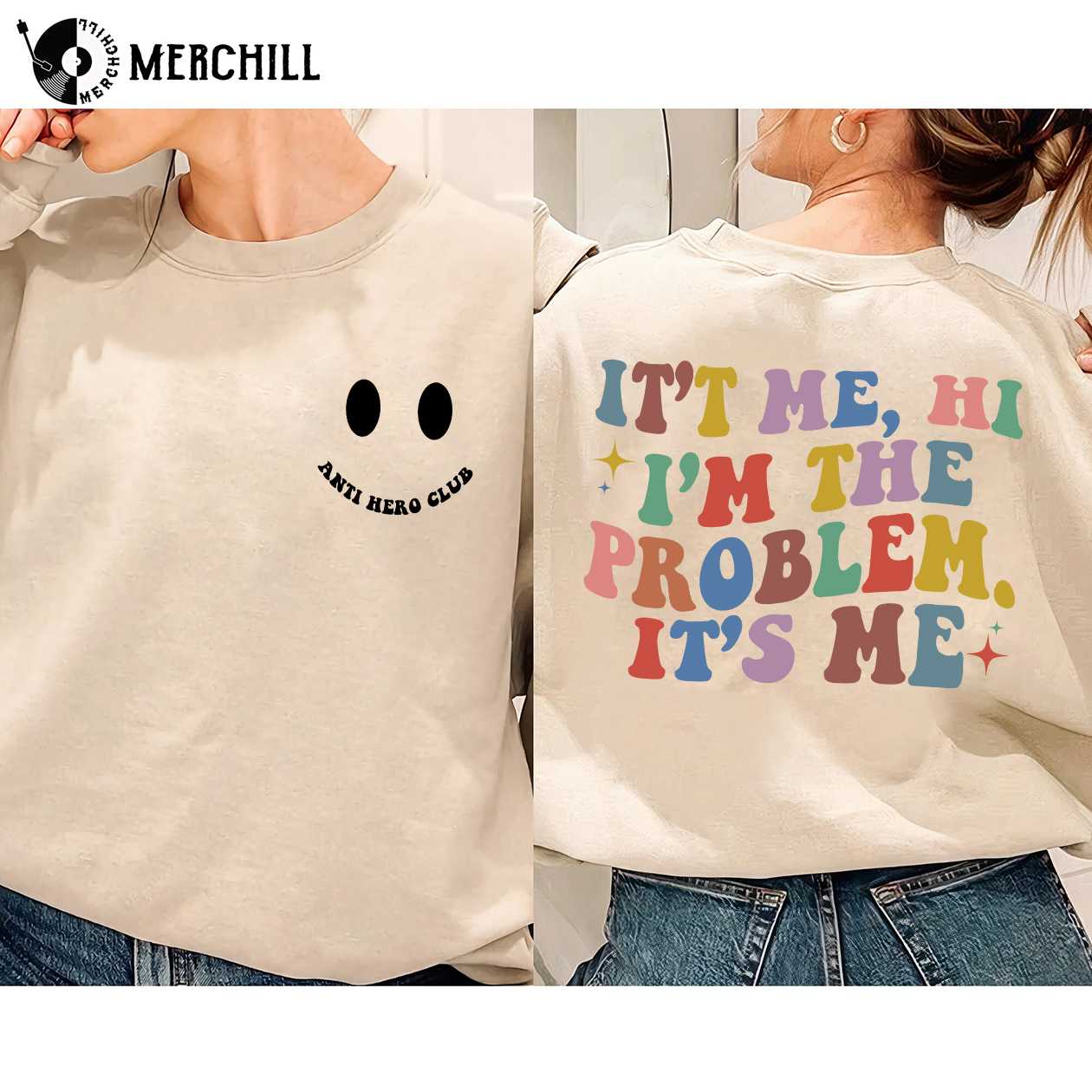 Its Me Hi Im The Problem Sweatshirt Taylor Swift Midnights Gift 3