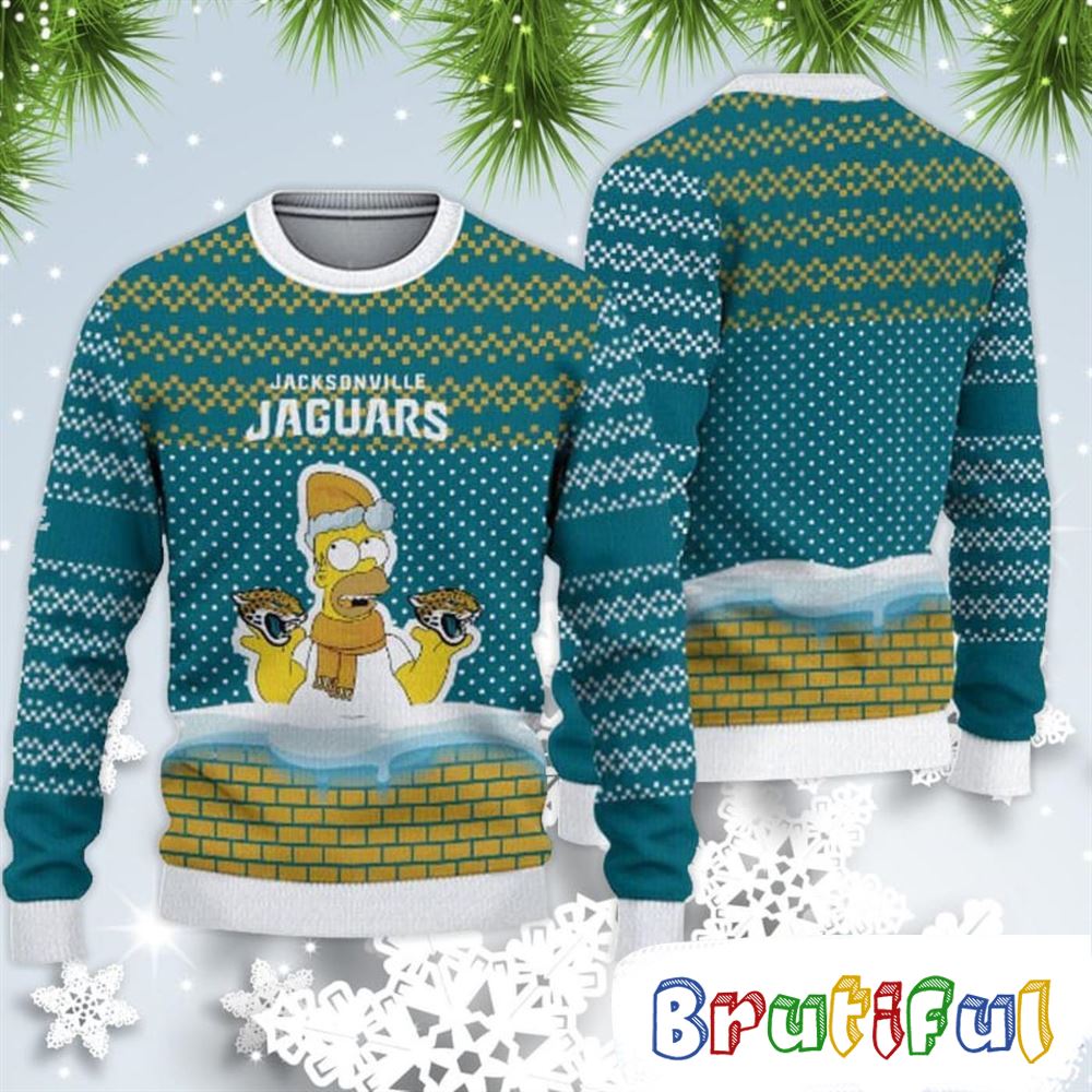 Jacksonville Jaguars Christmas Simpson Sweater For Fans