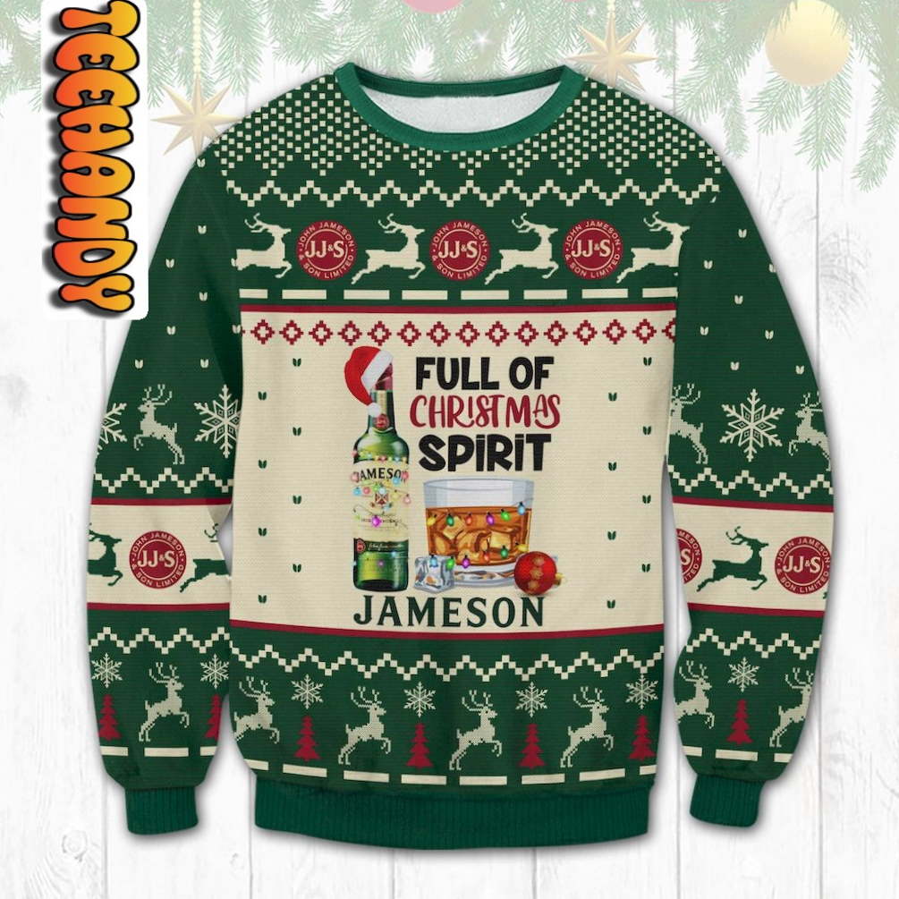 Jameson Christmas Spirit Ugly Christmas Sweater