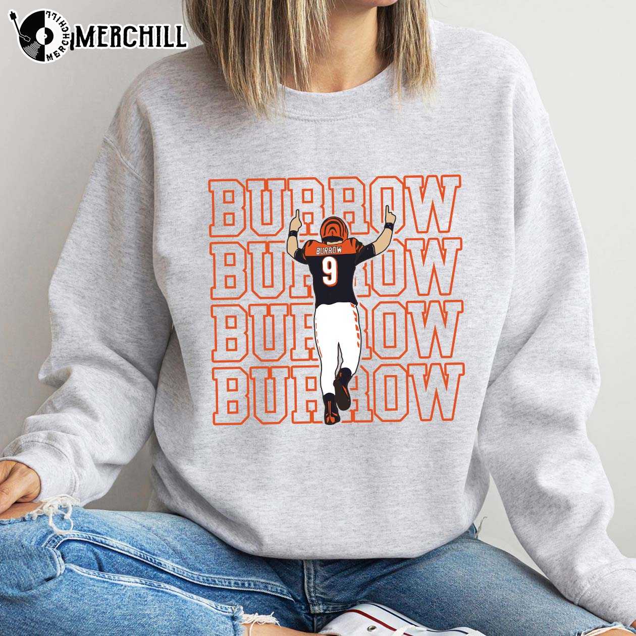 Joe Burrow Womens Shirt Cincinnati Bengals Hooded Sweatshirt