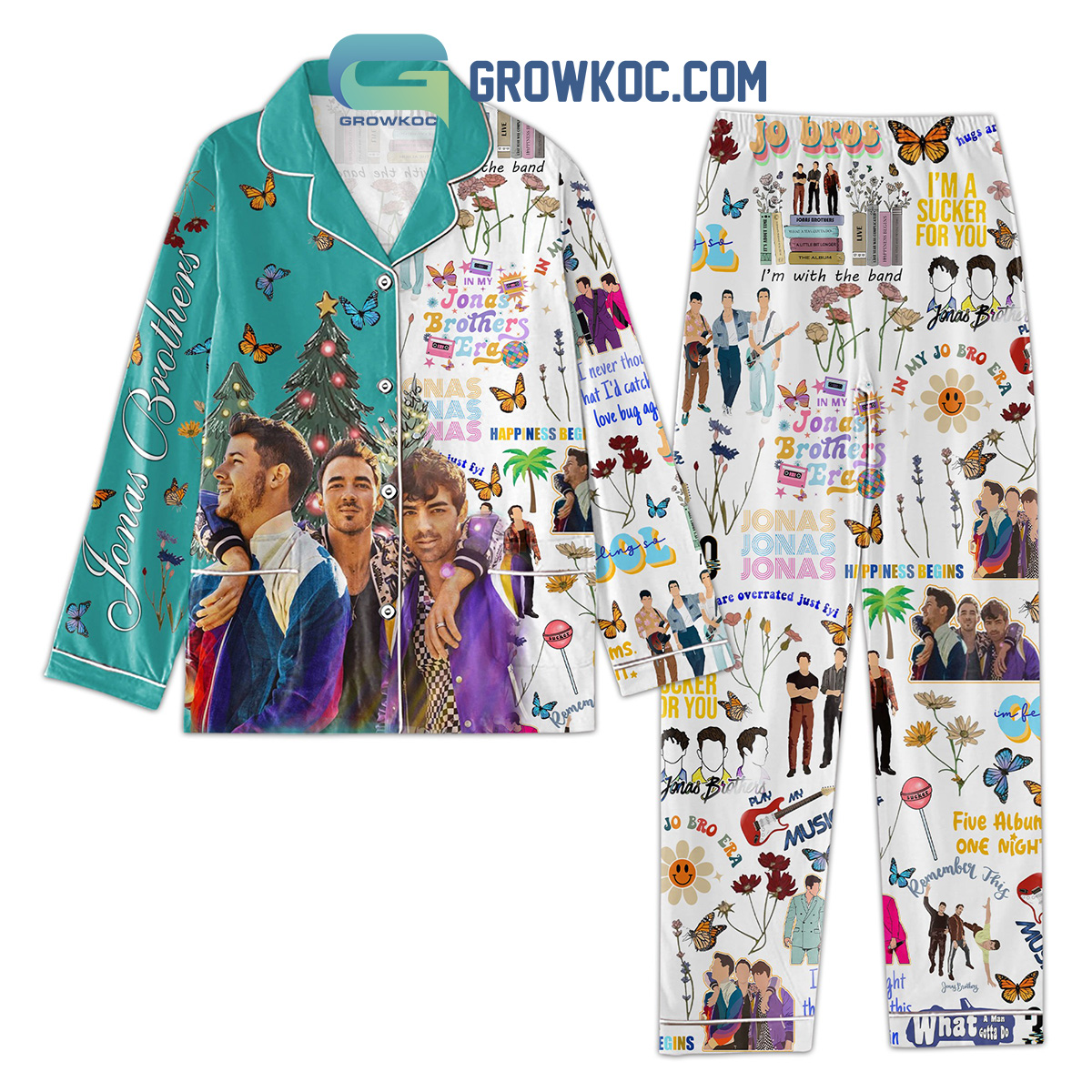 Jonas Brothers In My Jo Bro Era Pajamas Set2B1 Ikgm4