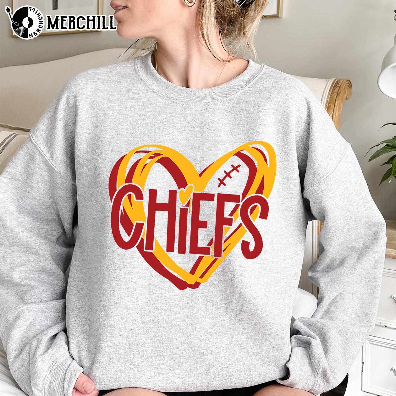 KC Chiefs Sweatshirt KC Chiefs in My Heart Shirt 2