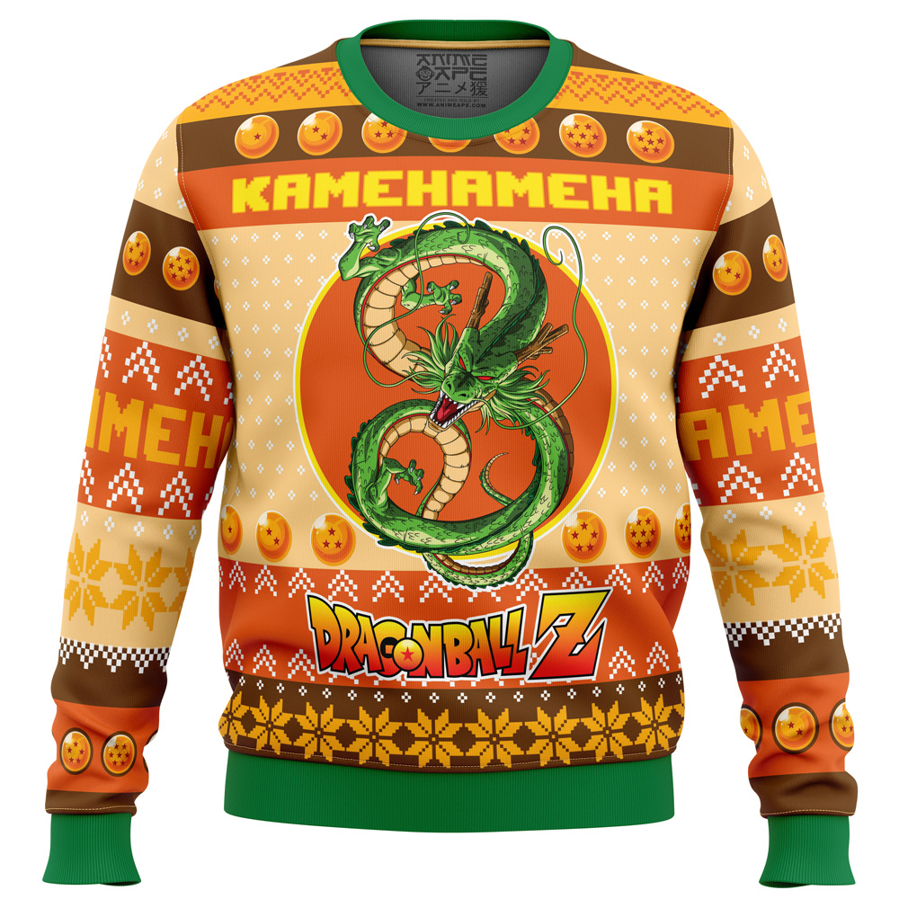 Kamehameha DBZ PC men sweatshirt FRONT mockup