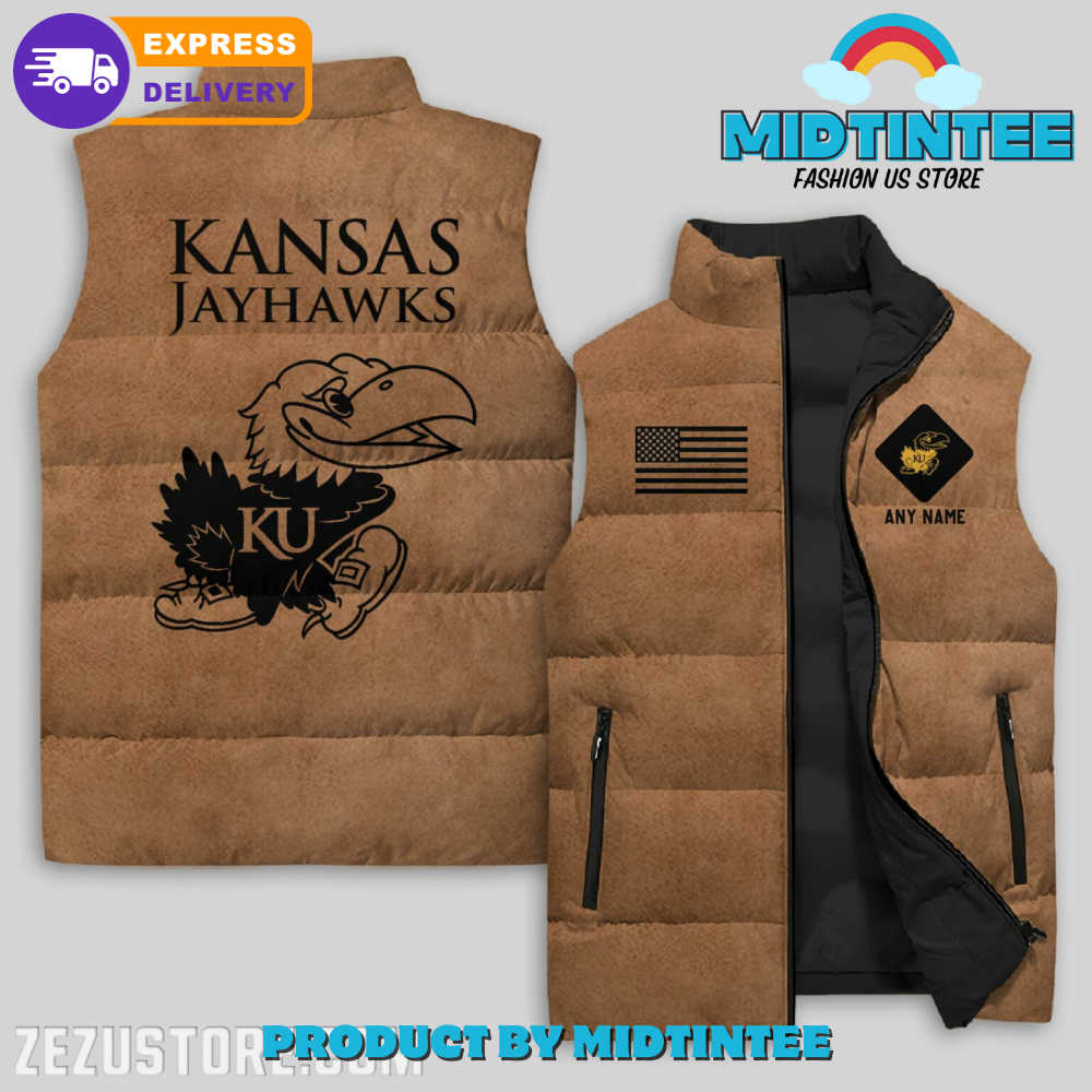 Kansas Jayhawks NCAA Sleeveless Jacket 1 hFTXh