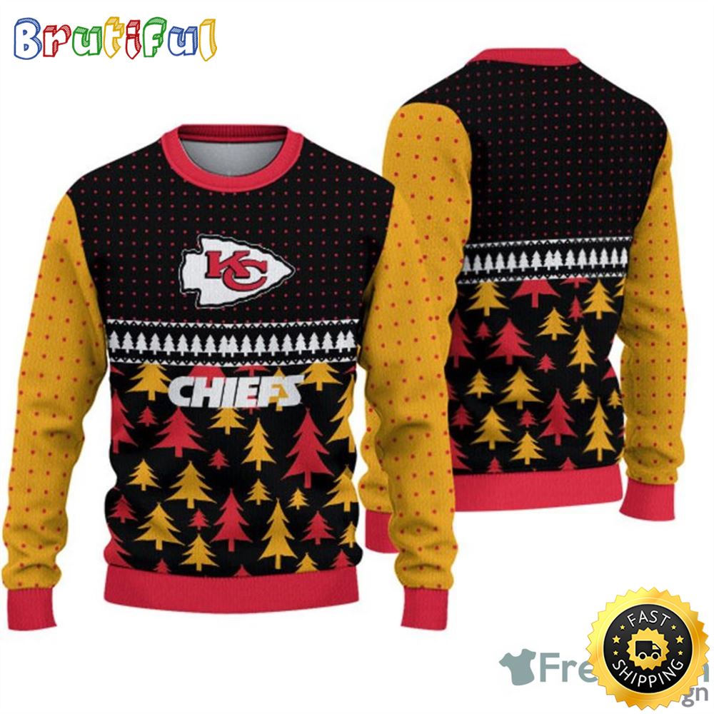 Kansas City Chiefs Cool Christmas Gift Ugly Christmas Sweater r4ghzo