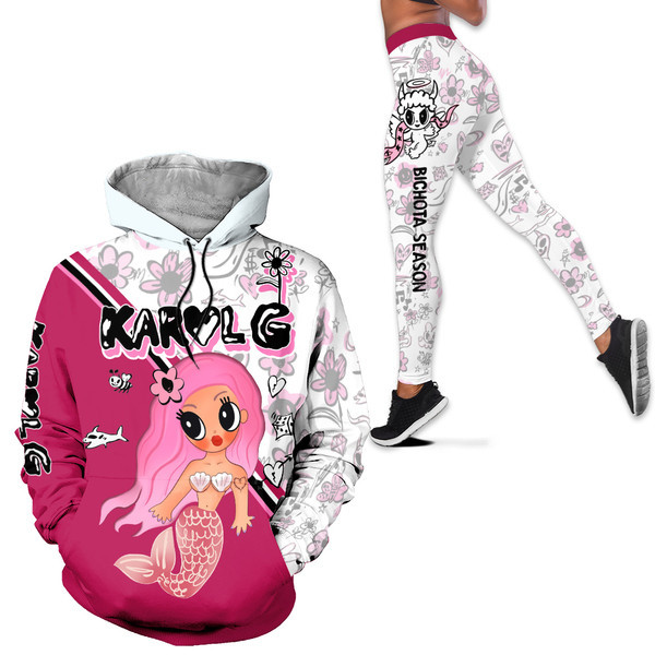 Karol G Hoodie Leggings Set2B1 JIDNI